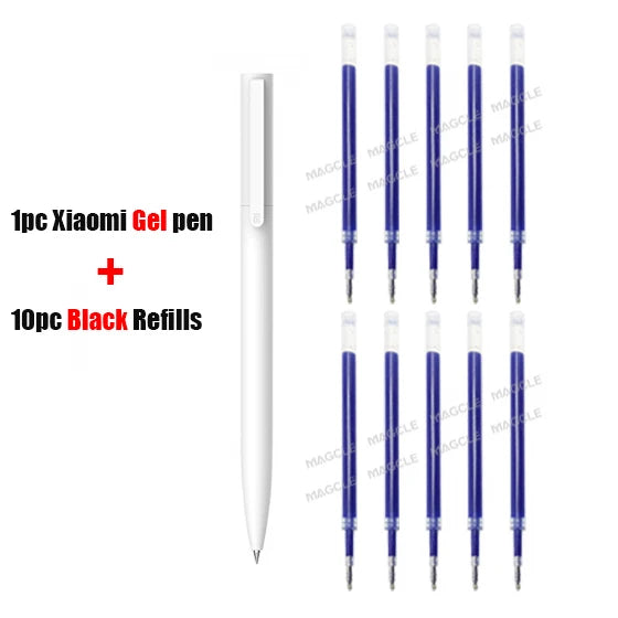 Original Xiaomi Mijia Kaco Pen 0.5mm Gel Pen Signing Pen KACO Core Durable Signing Pen Refill Black Ink +Kaco Refills