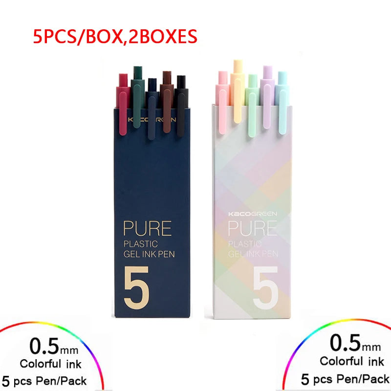 Original Xiaomi Mijia Kaco Pen 0.5mm Gel Pen Signing Pen KACO Core Durable Signing Pen Refill Black Ink +Kaco Refills