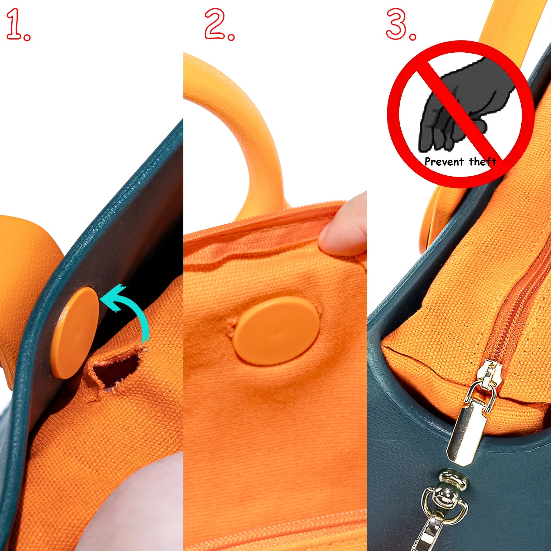 Lady EVA Tote Bag with Punch Holes Lightweight Waterproof Casual Fashion Handbag for Clog Bag Charm Travel Beach Bag Handbags
