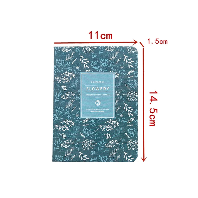 Korean Kawaii A6 Schedule Vintage Yearly Diary Weekly Monthly Daily Planner Flower Organizer Paper Notebook School Agenda Supply