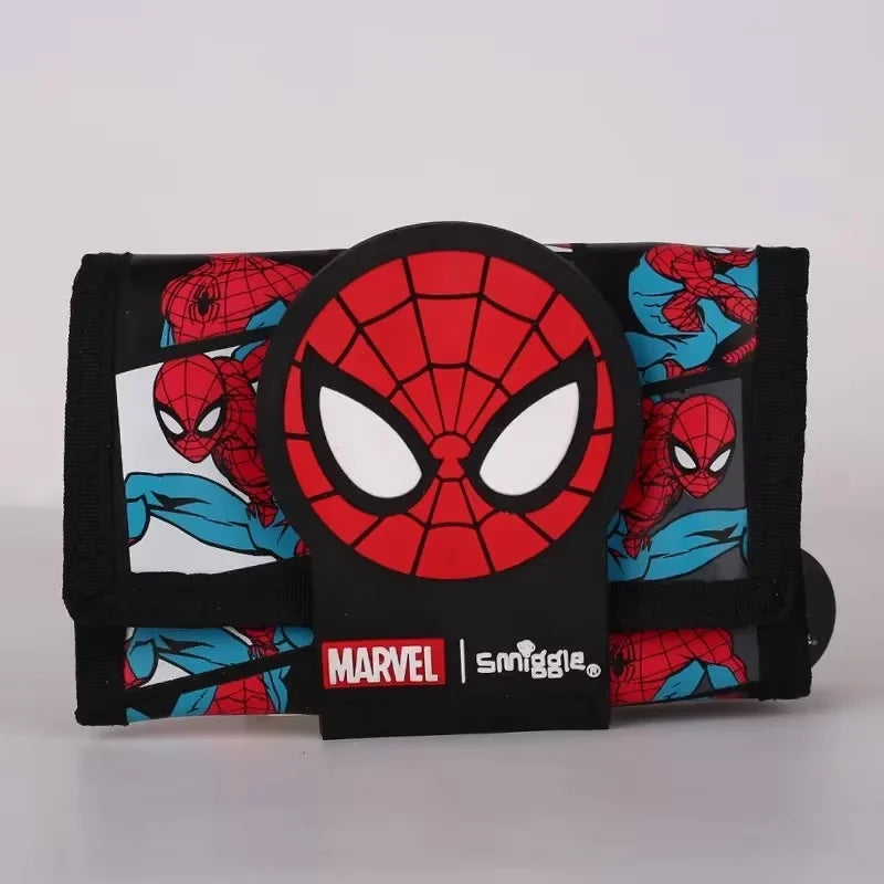 Genuine Australia Smiggle Marvel Superhero Iron Man Spiderman Boys Backpack Student Backpack Water Cup Lunch Bag Pen Box