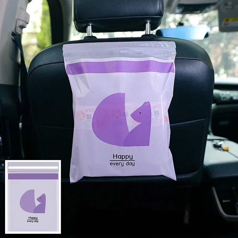 Car Trash Bag15/2 Pcs  Disposable Garbage Waterproof Car Trash Can Bag Stick To Anywhere Inside Your Bags Accessories Trash  Too